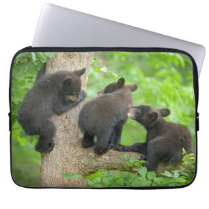 Funda Para Portátil Animales de bebé más afectados   Tres jóvenes osez