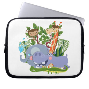 Funda Para Portátil Animales lindos del safari
