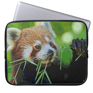 Funda Para Portátil AnimalPaint_RedPanda_20171201_by_JAMColors