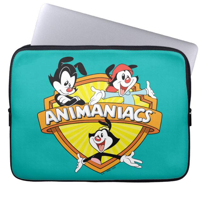 Funda Para Portátil Animaniacs | Warner Brothers & Sister WB Shield (Frente)