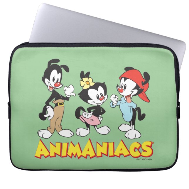 Funda Para Portátil Animaniacs | Yakko, Dot y Wakko Standing (Frente)