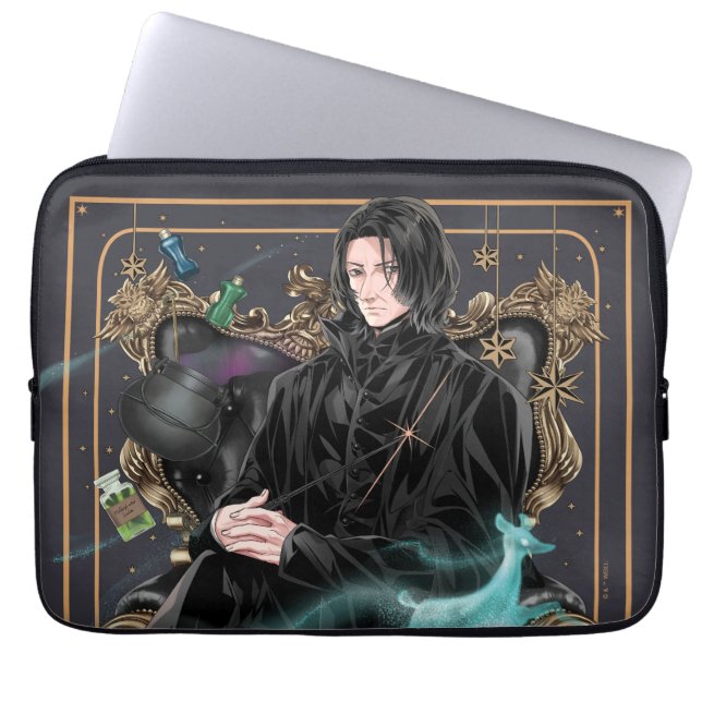 Funda Para Portátil Anime Profesor Severus Snape sentado (Frente)