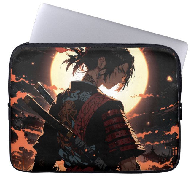 Funda Para Portátil Anime samurai (Frente)