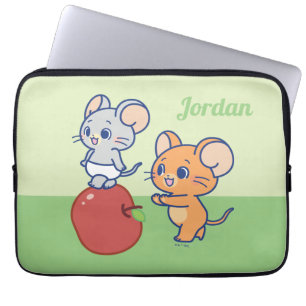 Funda Para Portátil Anime Tuffy y Jerry Apple Rolling