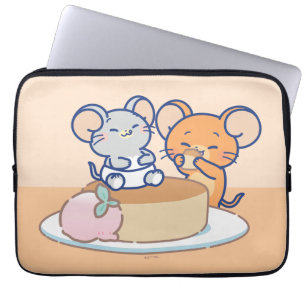 Funda Para Portátil Anime Tuffy y Jerry Cheesecake