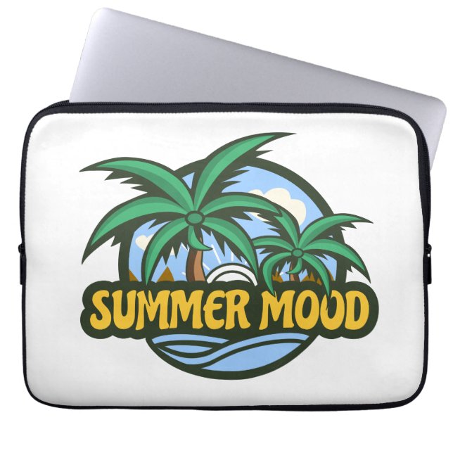 Funda Para Portátil Ánimo de verano (Frente)