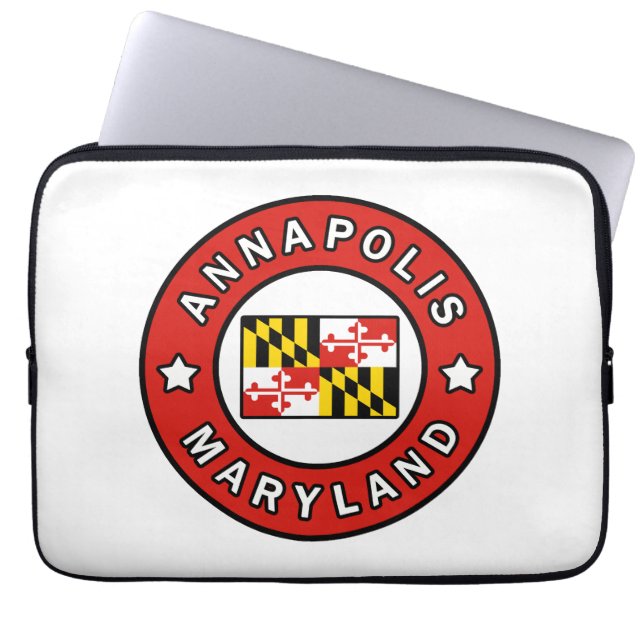 Funda Para Portátil Annapolis Maryland (Frente)