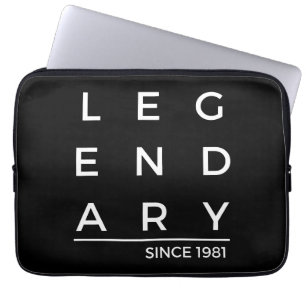 Funda Para Portátil Año de Nacimiento Legendario Desde 1981