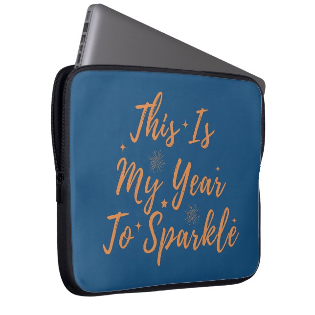 Funda Para Portátil Año Nuevo 2024 Este Es Mi Año Para Empezar (Anverso derecho)