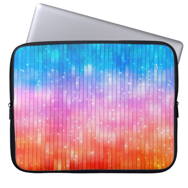 Funda Para Portátil Antecedentes abstractos. fondo multicolor brillant (Frente)