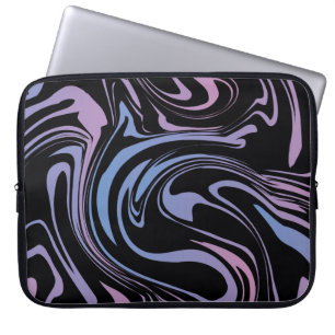 Funda Para Portátil Antecedentes abstractos. Mármol líquido. Gripe de