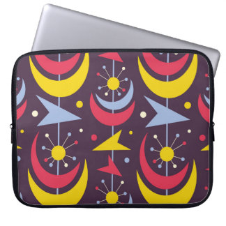 Funda Para Portátil Antecedentes arte vintage moderno de mediados de s
