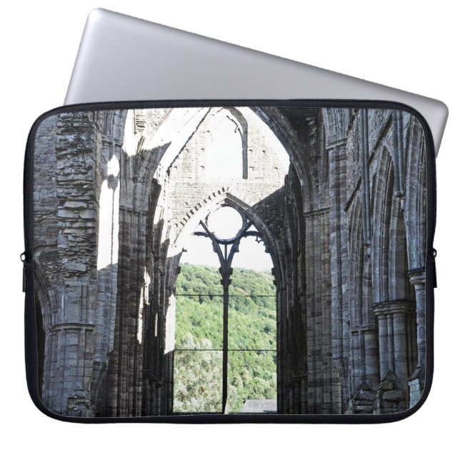 Funda Para Portátil Antigua Abadía de Tintern, Monasterio Cisterciense (Frente)