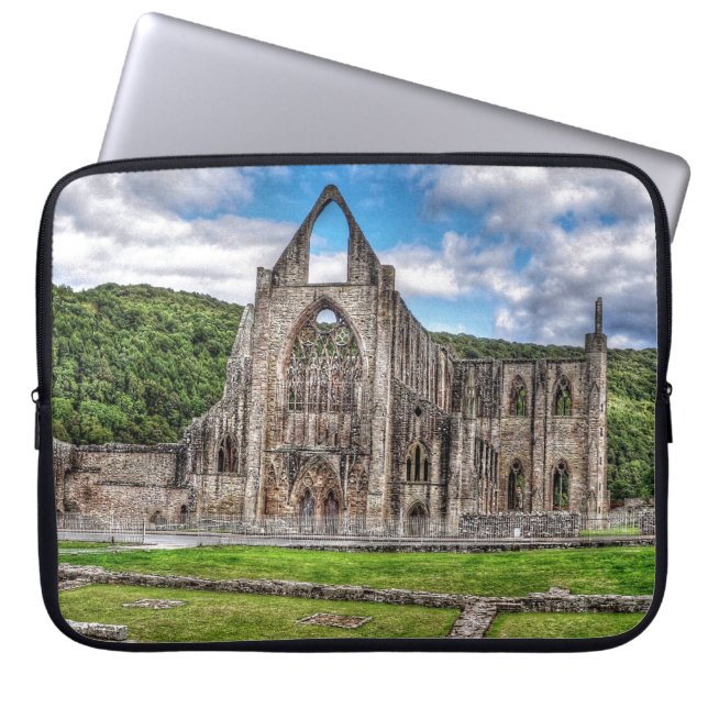 Funda Para Portátil Antigua Abadía de Tintern, Monasterio Cisterciense (Frente)