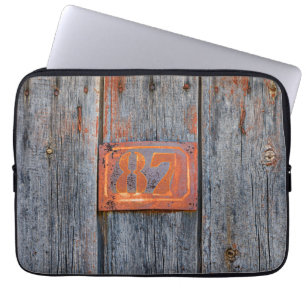 Funda Para Portátil Antigua casa Metalizado Grunge Rusty número 87 Fot