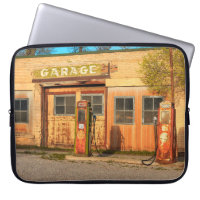 Antigua estación de servicio en Utah rural, EEUU. 