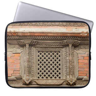 Funda Para Portátil Antigua ventana en el patio Nasal Chowk de Hanuman