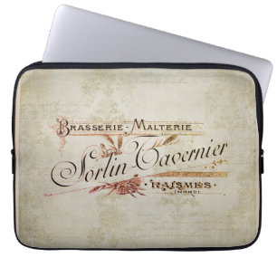 Funda Para Portátil Anuncio de Antigua Cervecería Francesa