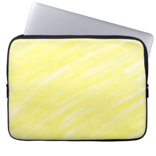 Funda Para Portátil anuncio simple minimalista de color sólido amarill