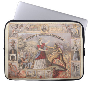 Funda Para Portátil Anuncio vintage para el aniquilador instantáneo de