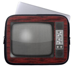 Funda Para Portátil Aparato de TV Retro del vintage