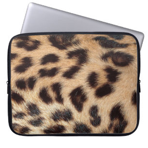 Funda Para Portátil apariencia de impresión leopardo textura moda