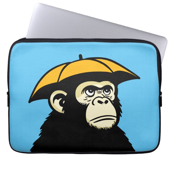 Funda Para Portátil Ape no me gusta la lluvia (Frente)
