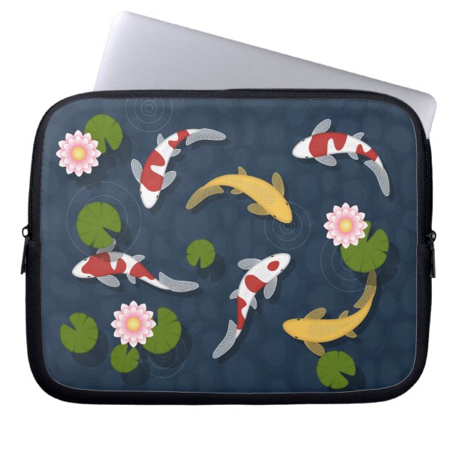 Funda Para Portátil Apelación japonesa de pescado Koi 2 (Frente)