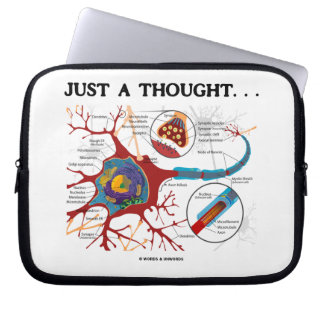 Funda Para Portátil Apenas un pensamiento… (Neurona/sinapsis)