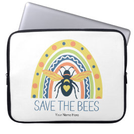 Funda Para Portátil Apiario de Apicultor Retro Miel Orgánica Abeja Arc