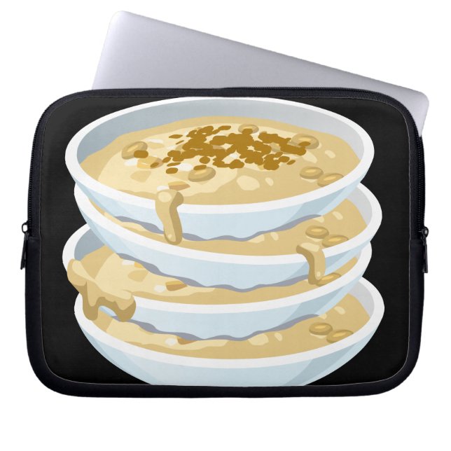 Funda Para Portátil Aplejor de comida de Glitch (Frente)