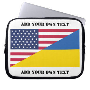 Funda Para Portátil Apoyo estadounidense al Cojín decorativo con Ucran