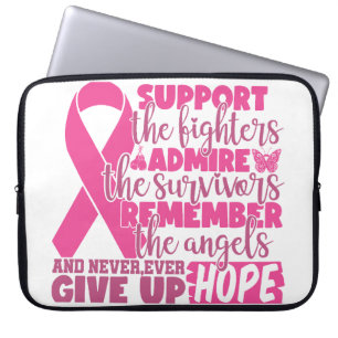 FUNDA PARA PORTÁTIL APOYO Y CONCIENCIACIÓN SOBRE EL CÁNCER DE MAMA