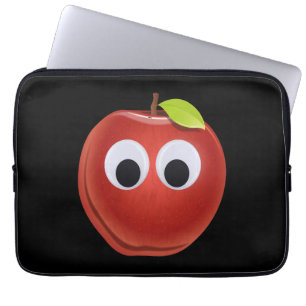 Funda Para Portátil Apple, fruta roja con ojos de google - Personaliza