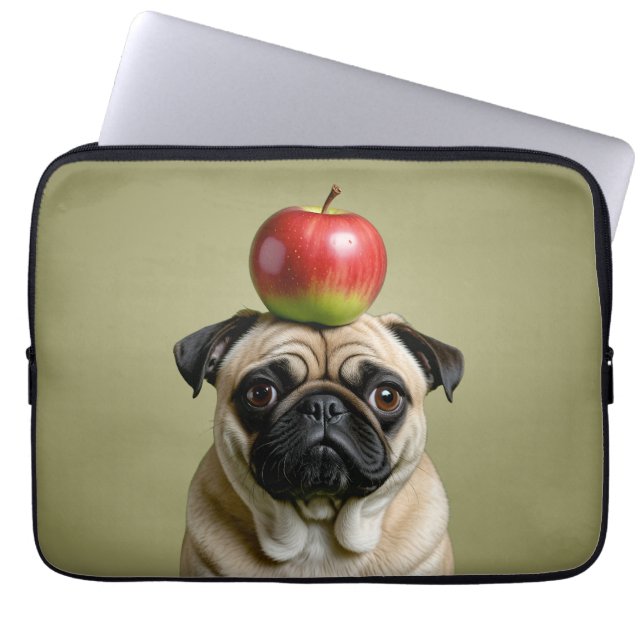 Funda Para Portátil Apple Pug (Frente)