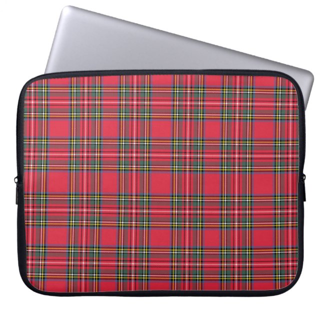 Funda Para Portátil Apple Red Plaid  (Frente)