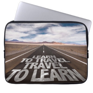Funda Para Portátil Aprenda viajar viaje a aprender