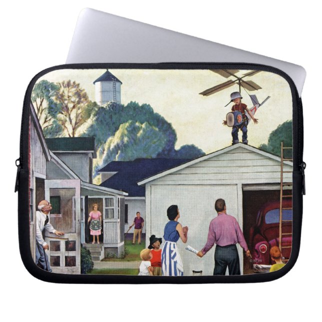 Funda Para Portátil Aprendizaje volar (Frente)