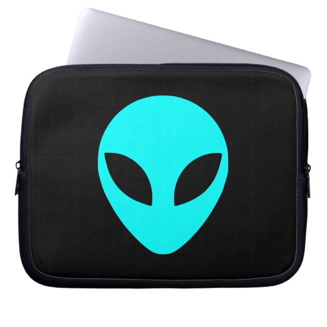 Funda Para Portátil Aqua Alien Head (Frente)