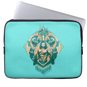 Funda Para Portátil Aquaman   Gráfico de Aquaman y Trenchers