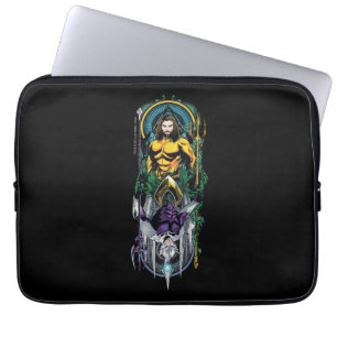 Funda Para Portátil Aquaman   Panel Art Nouveau reversible Orin & Orm