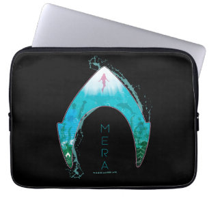 Funda Para Portátil Aquaman   Ver A Través De Mera Symbol Ocean Graphi