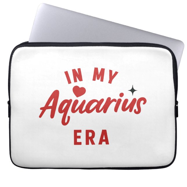 Funda Para Portátil Aquarius era  Laptop Case ,Aquarius birthday gift (Frente)