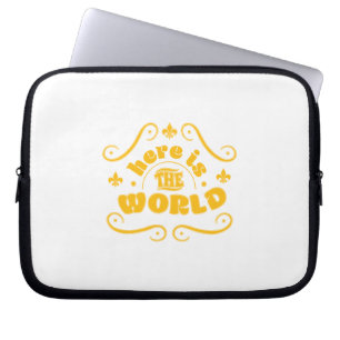 Funda Para Portátil Aquí está el mundo