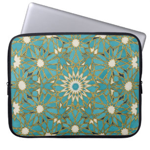 Funda Para Portátil arabesco turquesa
