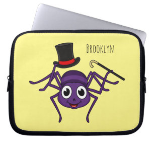 Funda Para Portátil Araña cortada en el personalizado del sombrero sup