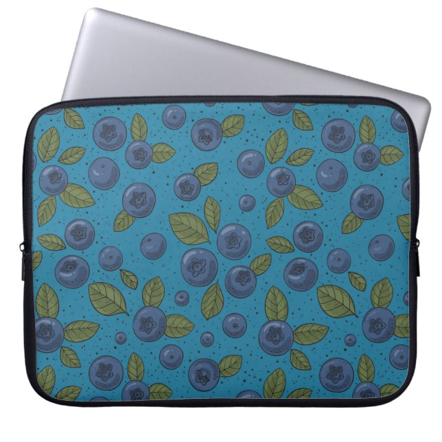Funda Para Portátil Arándanos azules (Frente)