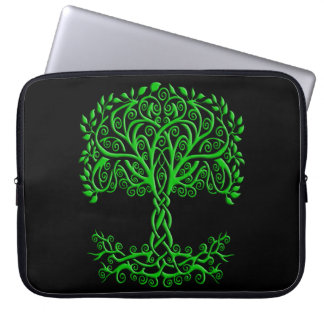 Funda Para Portátil Árbol Celta Verde De La Vida
