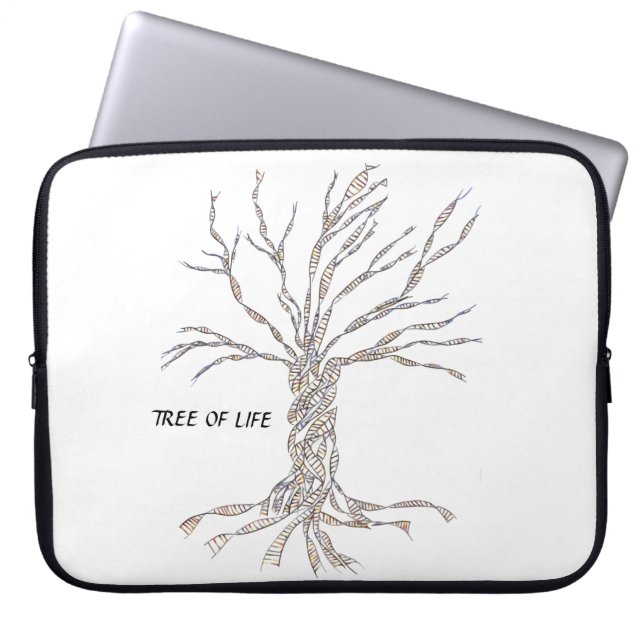 Funda Para Portátil ÁRBOL DE ADN o árbol de la vida (Frente)