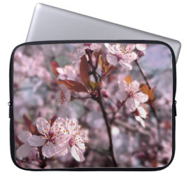Funda Para Portátil Árbol de ciruela de cerezo rosa